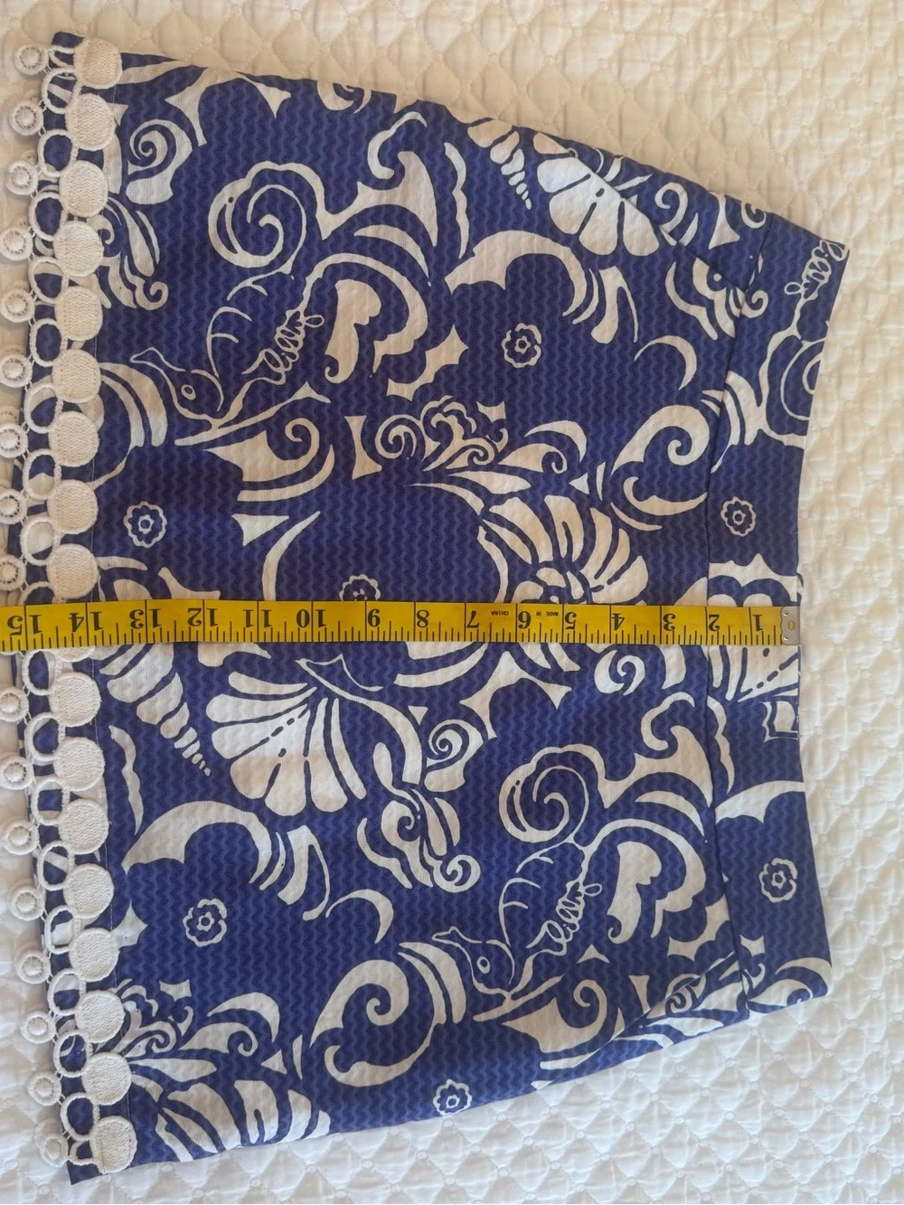 Lilly Pulitzer Blue and White  skort